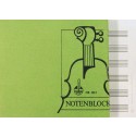 Notenblock - DIN A5 quer 6 Sys. 50 Blatt