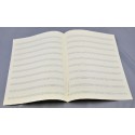 Notenpapier - Bach hoch 10 Systeme