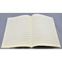 Notenpapier - Bach hoch 14 Systeme