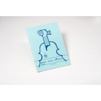 Notenhefte - DIN A4 hoch 14 Sysm. Hilfsl